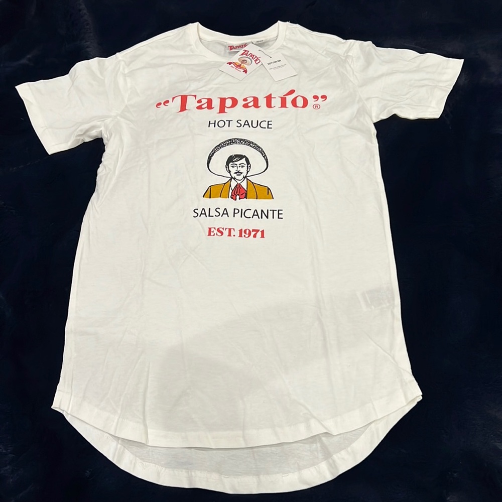 Cotton On Tapatio hot sauce Longline Scoop Lounge T-shirt